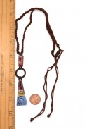 Glass Triangle Pendant Necklace